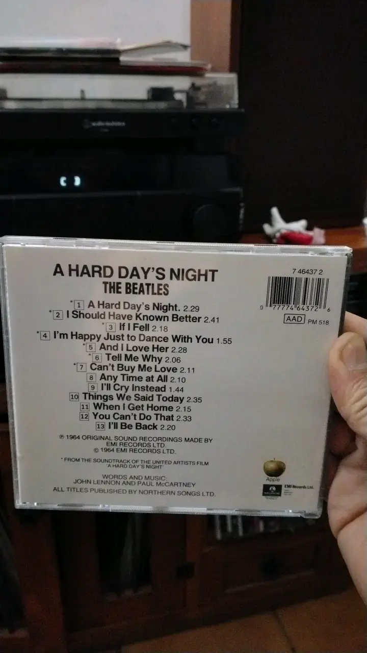 CD The Beatles A Hard Day's Night - 2
