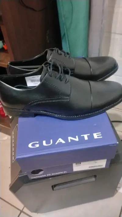 Zapatos formales negros para hombre Guante - miniatura 4