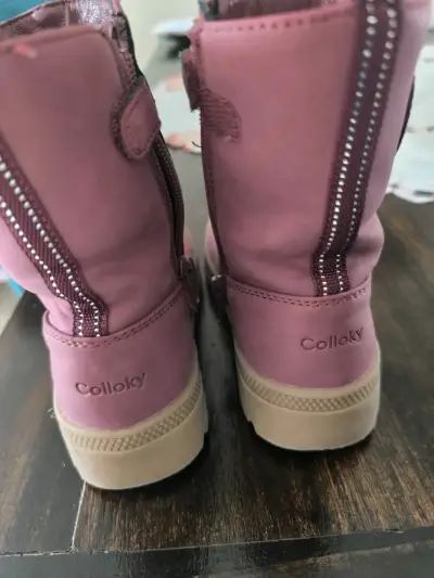Botas de niña rosadas con corazón Colloky - miniatura 3