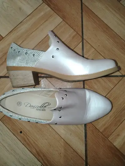 Botines de cuero negro con tacón alto - miniatura 5