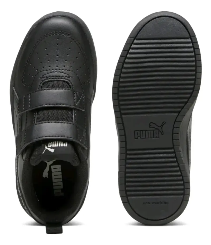 Zapatillas negras para niños Puma Rickie TALLA 31 - 3