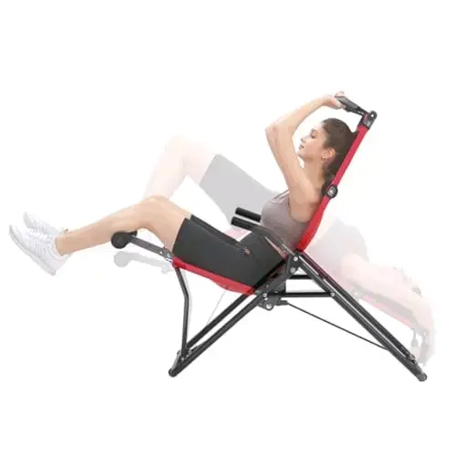 Silla de Ejercicio Inclinable Roja - 2