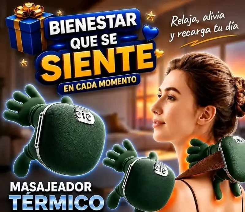 Masajeador inteligente con calor infrarrojo