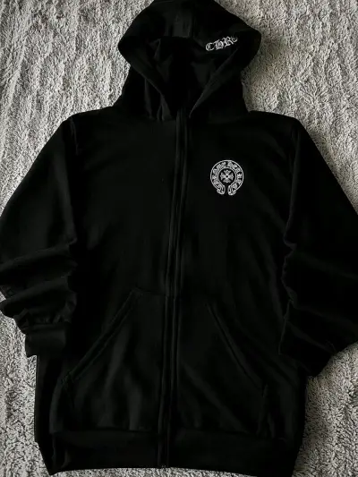 poleron chrome hearts negro - miniatura 1
