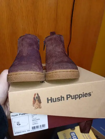 Botines de niño Hush Puppies marrón camuflaje - miniatura 2