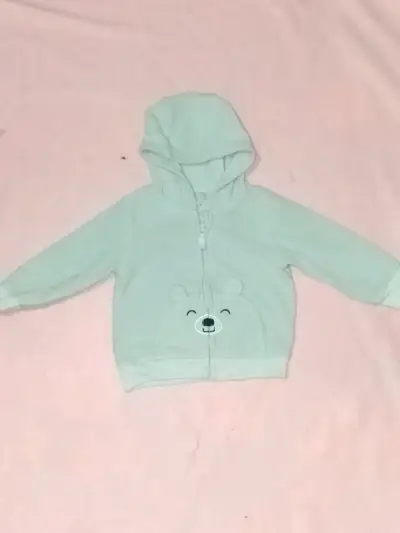 Polerón de bebé con capucha y diseño de oso - miniatura 3
