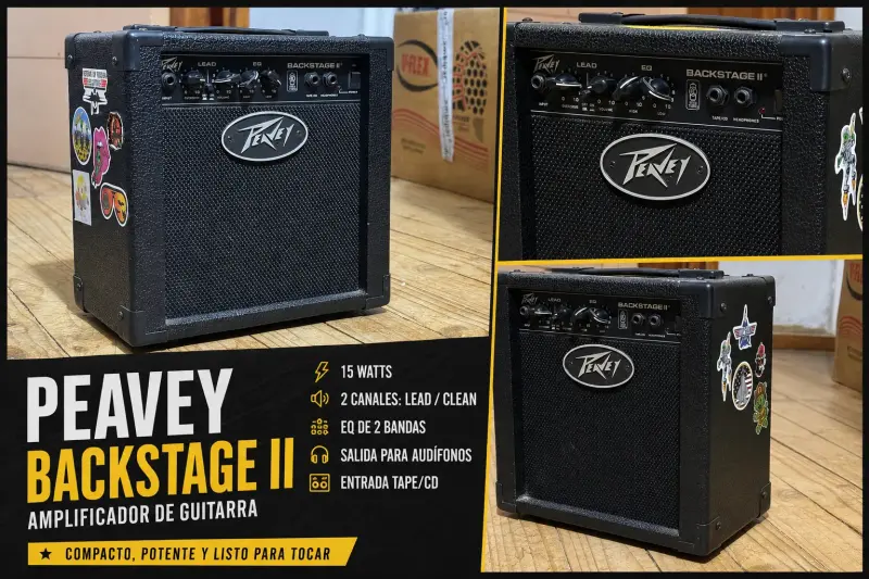 Amplificador de guitarra Peavey Backstage II 15W - 1