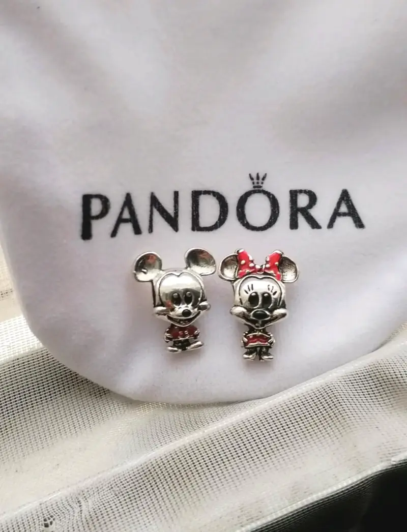 Charms Pandora Mickey y Minnie Mouse original - 1