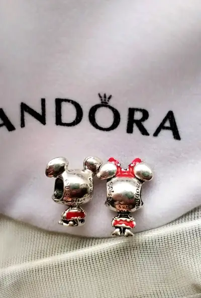 Charms Pandora Mickey y Minnie Mouse original - miniatura 2
