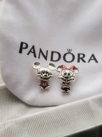 Charms Pandora Mickey y Minnie Mouse original - miniatura 3