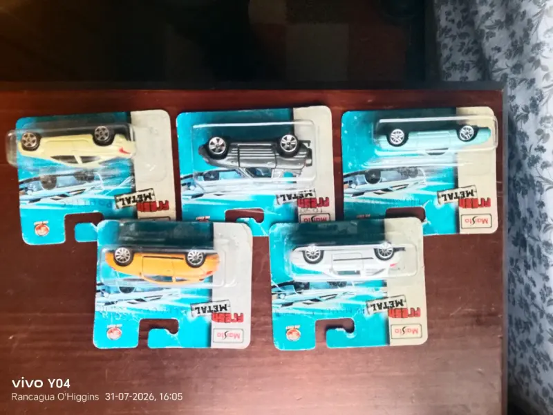 Set de autos coleccionables Mini Cars