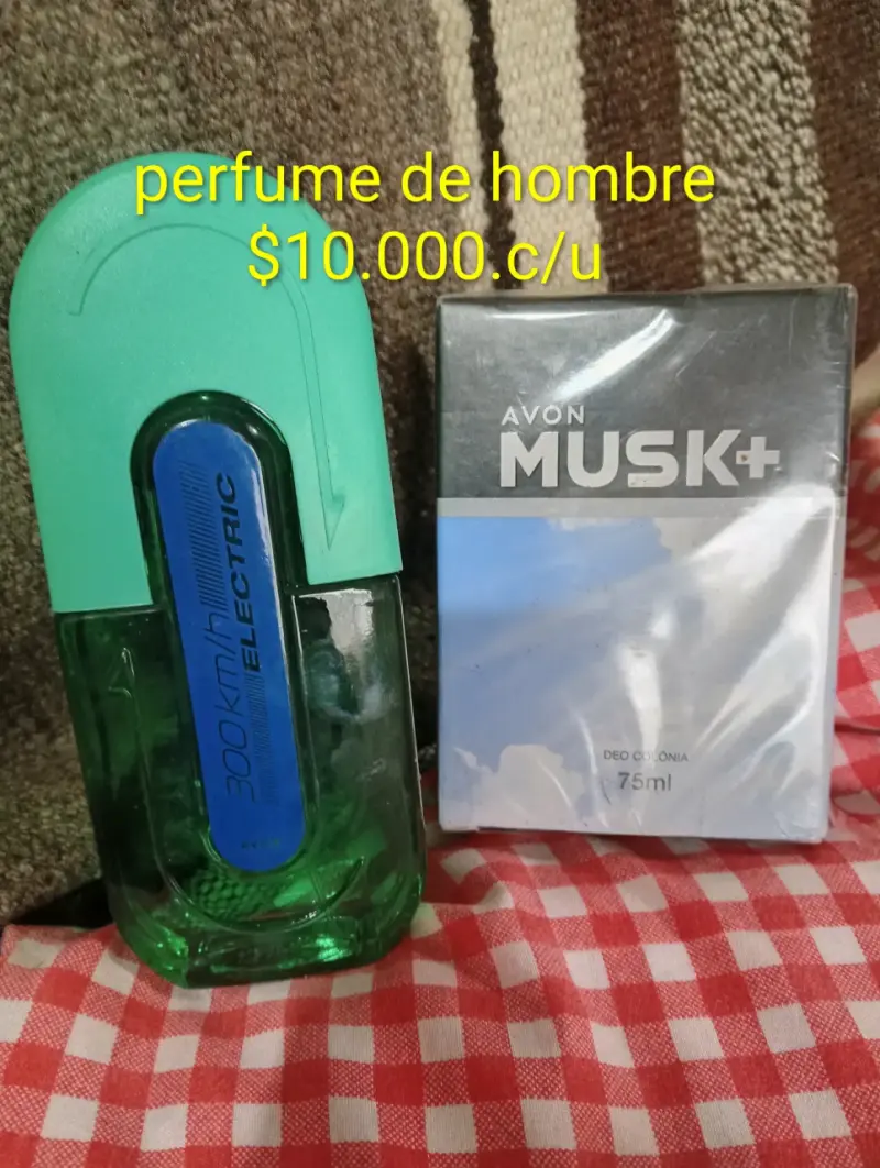 Perfume de Hombre Avon Musk+ y 300 km/h Electric