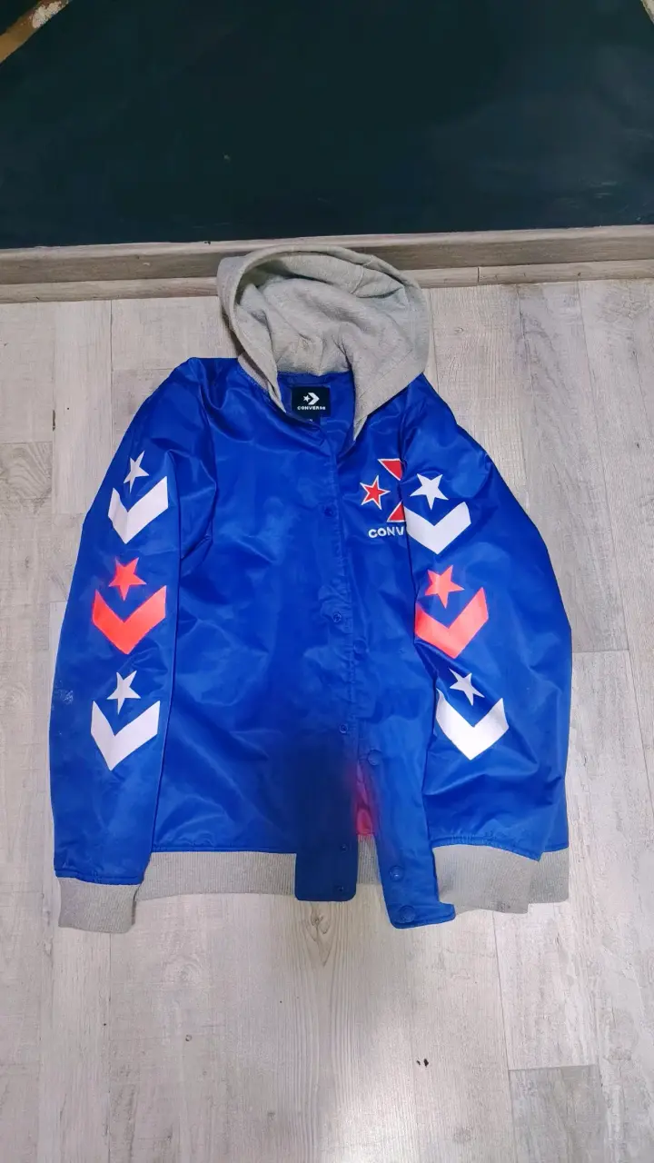 Bomber Converse Sesame Street azul y verde - 1
