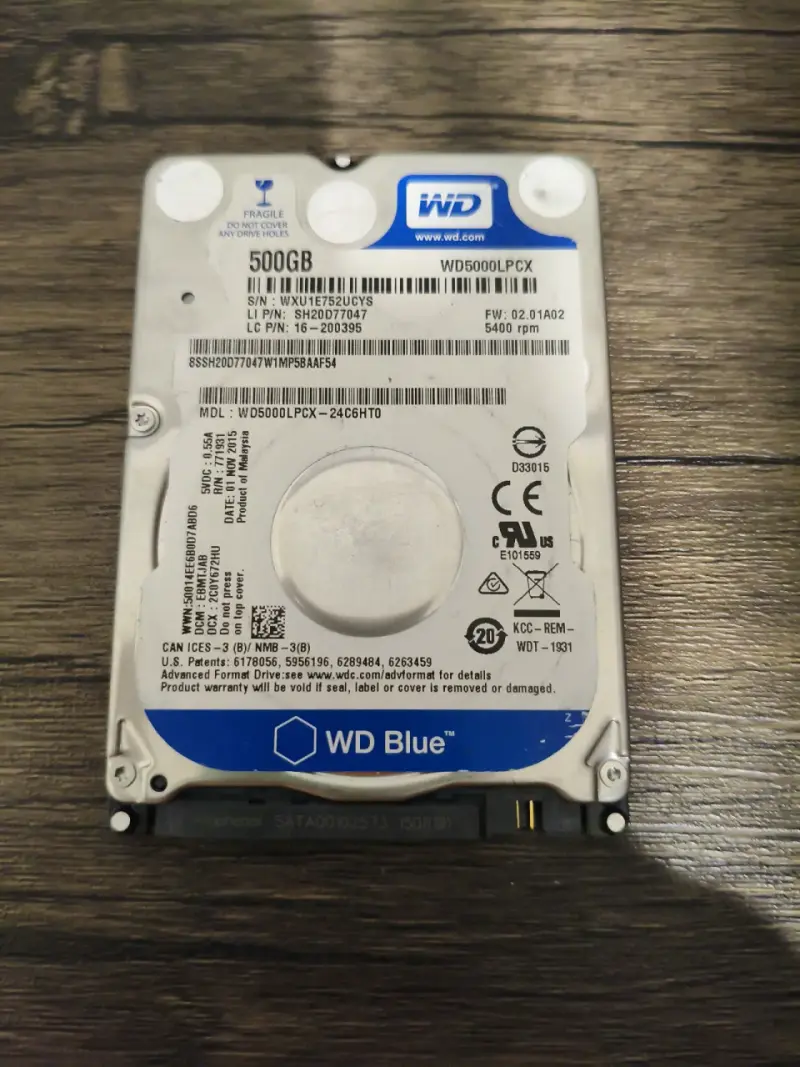 Disco Duro Interno 500GB WD Blue - 1