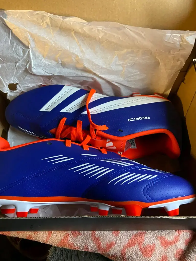 Zapatillas de Fútbol Adidas Predator Club FxG Azul - 1