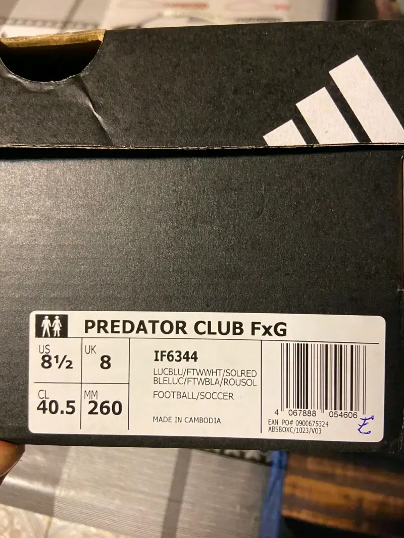 Zapatillas de Fútbol Adidas Predator Club FxG Azul - 2