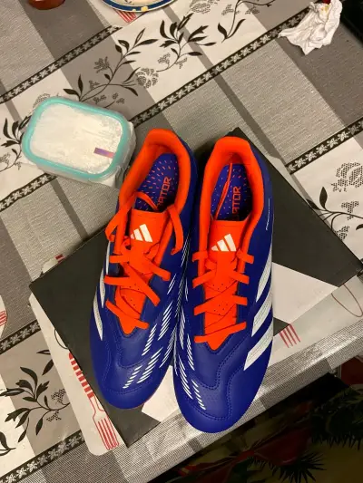 Zapatillas de Fútbol Adidas Predator Club FxG Azul - miniatura 6
