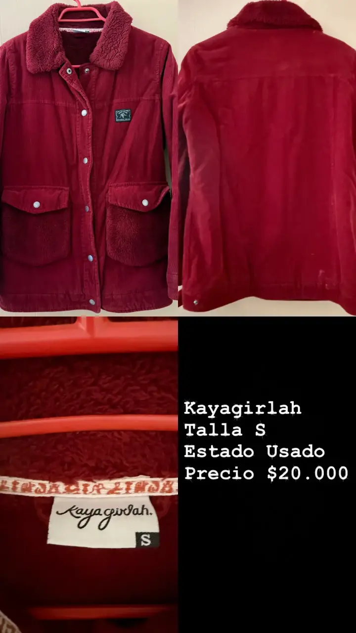 Chaqueta burdeo Kayagirlah - 4