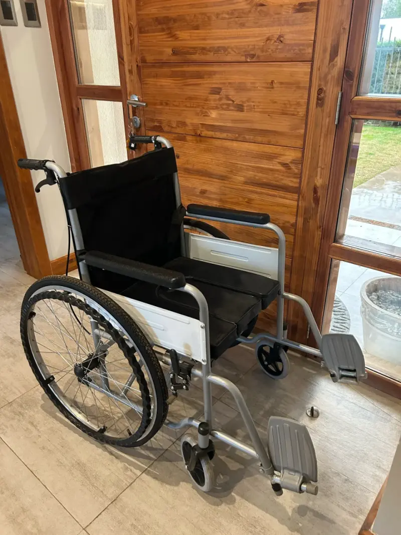 Silla de ruedas plegable de aluminio - 5