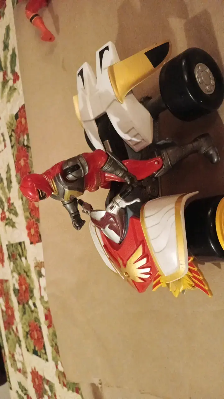 Figura de acción con vehículo Power Rangers - 4