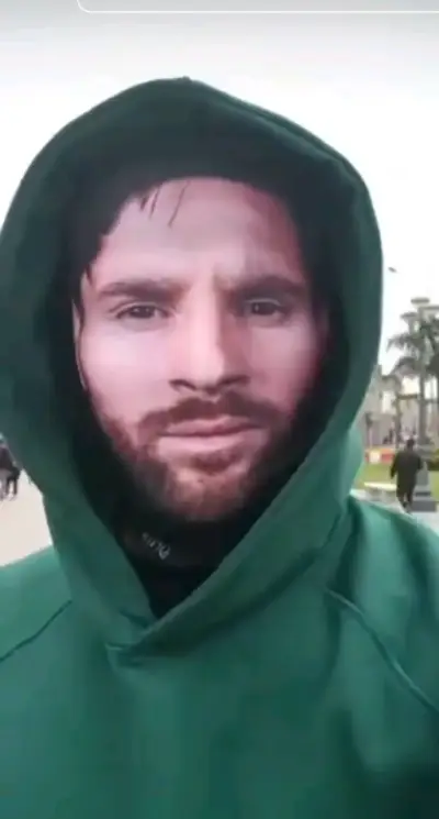 Máscara realista 3D elástica de MESSI - miniatura 1