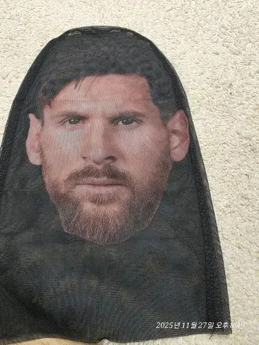 Máscara realista 3D elástica de MESSI - 3