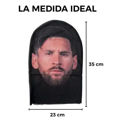 Máscara realista 3D elástica de MESSI - miniatura 4