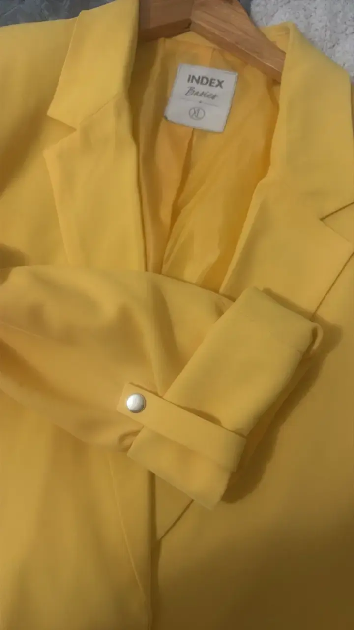 Blazer amarillo para mujer Index - 2