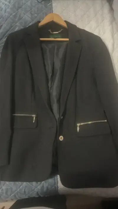 Blazer Gris con cierre dorado Ma Griffe - miniatura 1