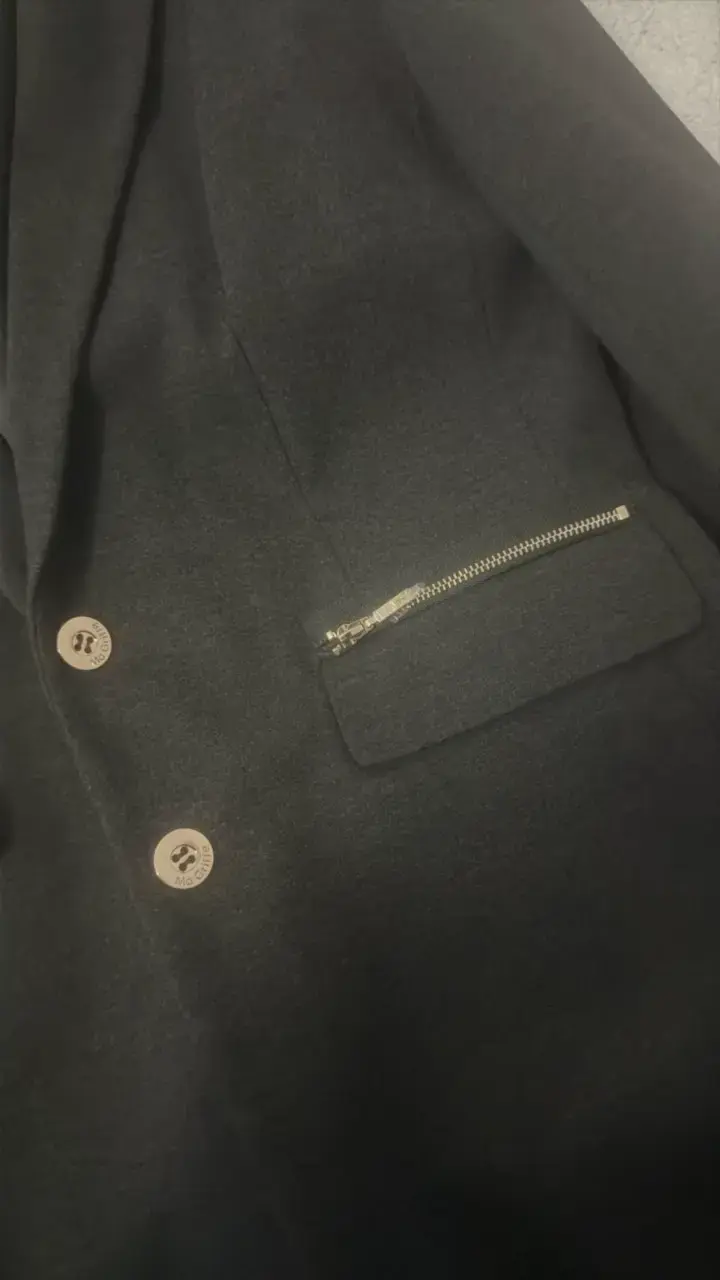 Blazer Gris con cierre dorado Ma Griffe - 2