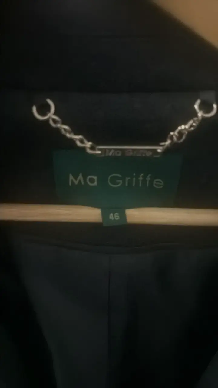 Blazer Gris con cierre dorado Ma Griffe - 3