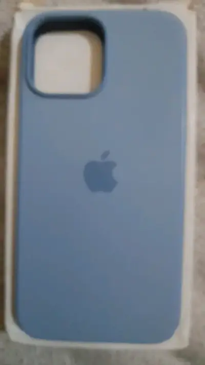 Funda de silicona azul para iPhone 13 Pro Max - miniatura 2
