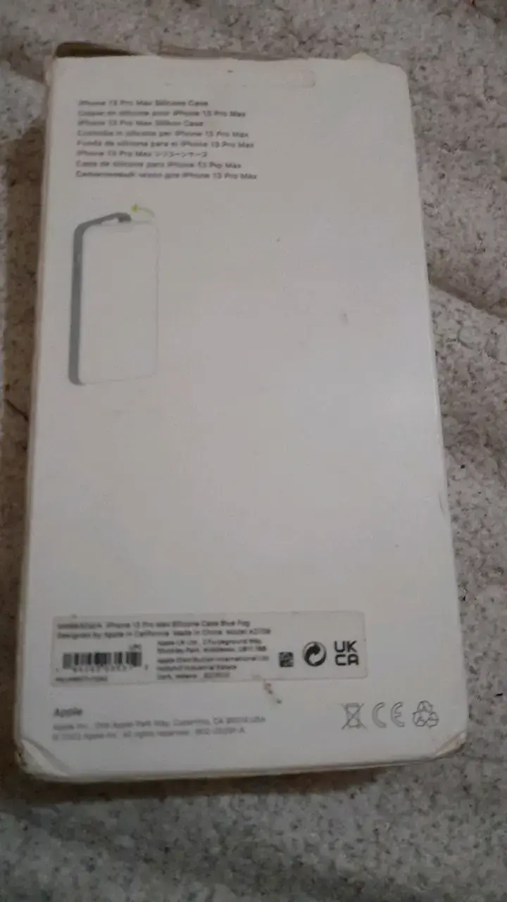 Funda de silicona azul para iPhone 13 Pro Max - 4