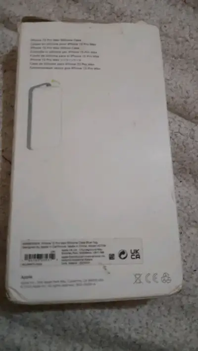 Funda de silicona azul para iPhone 13 Pro Max - miniatura 4