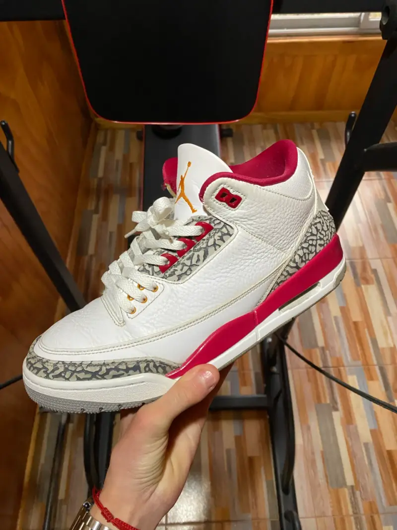 Jordan 3 cardinal red og 10us - 3