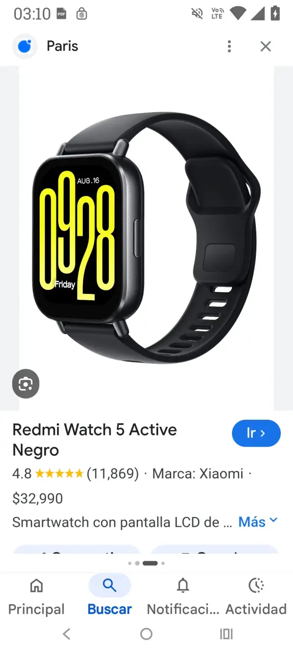 Smartwatch Xiaomi Redmi Watch 5 Active Negro - 4
