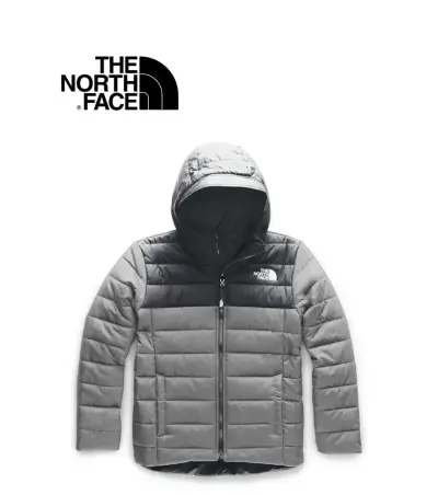 Chaqueta The North Face con capucha gris - miniatura 1