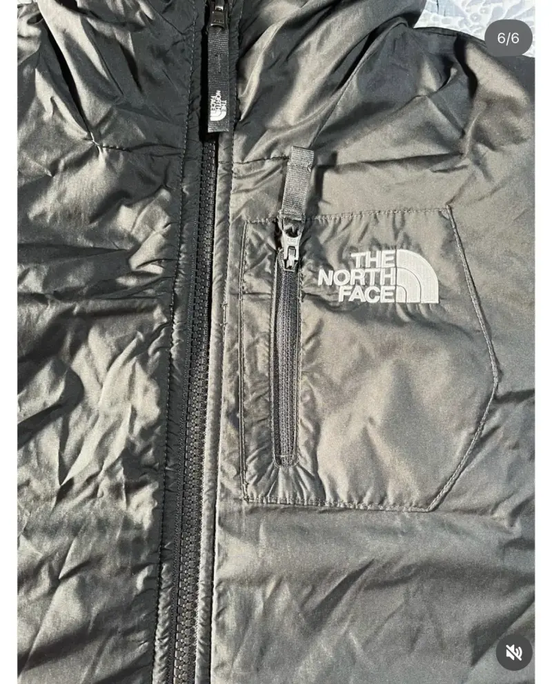 Chaqueta The North Face con capucha gris - 4