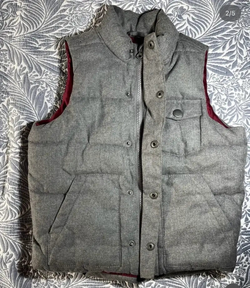 Chaleco acolchado gris Old Navy para niño - 1