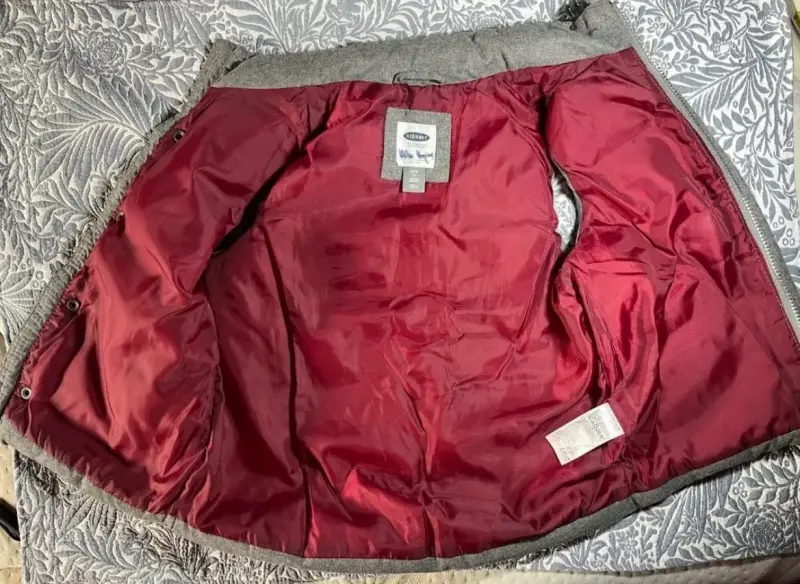 Chaleco acolchado gris Old Navy para niño - 3