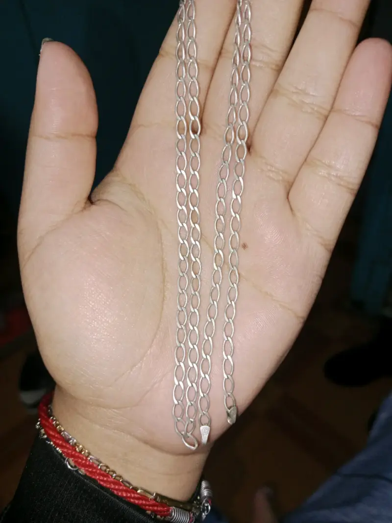 Cadena de plata 925 para hombre - 1