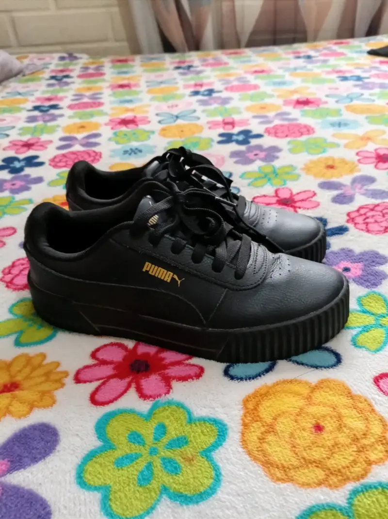 Zapatillas negras Puma para unisex - 2