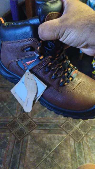 Botas de cuero café Nazca XR para hombre - miniatura 2