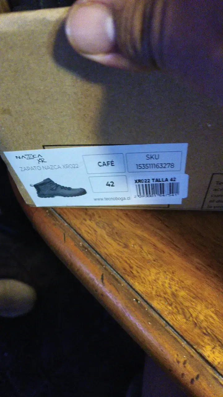 Botas de cuero café Nazca XR para hombre - 4