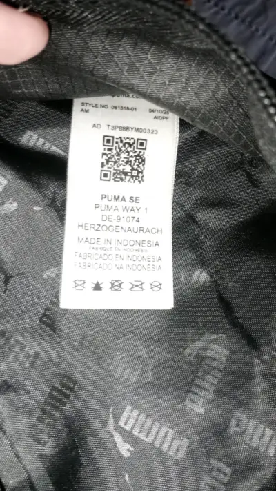 Riñonera Negra Puma Deportiva - miniatura 3