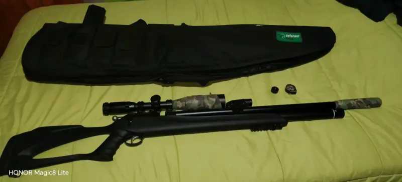 Rifle de aire comprimido con mira telescópica - 4