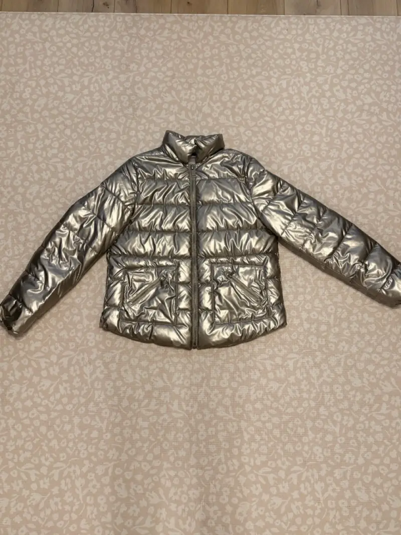 Chaqueta acolchada metálica para mujer - 2