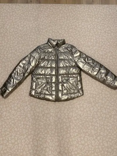 Chaqueta acolchada metálica para mujer - miniatura 2