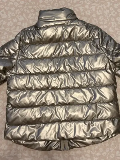 Chaqueta acolchada metálica para mujer - miniatura 3