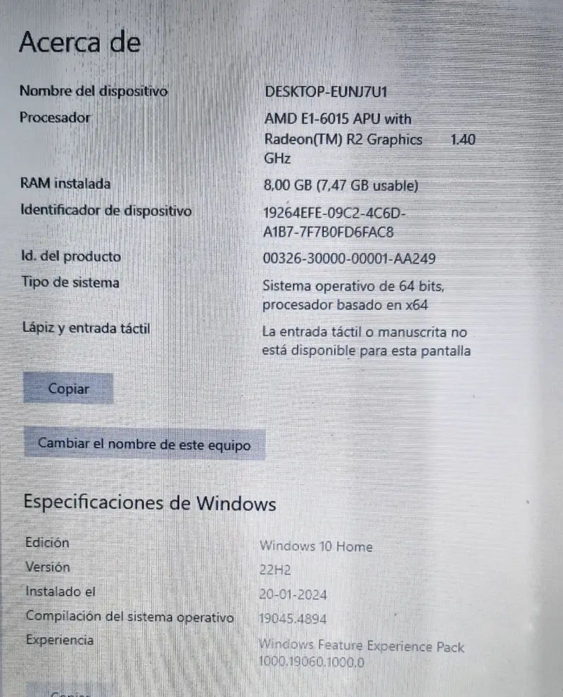 Laptop HP roja - 2